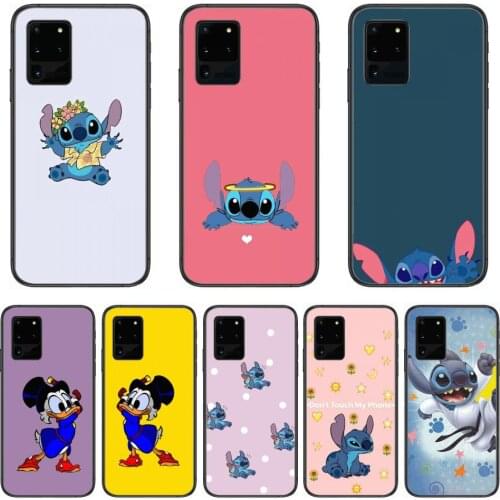 Phone Case Stitch Micky Mouse Duck Disney Phone cover hull For SamSung Galaxy S 6 7 8 9 10 20 21 Plus Edge E note 5G Lite Ultr
