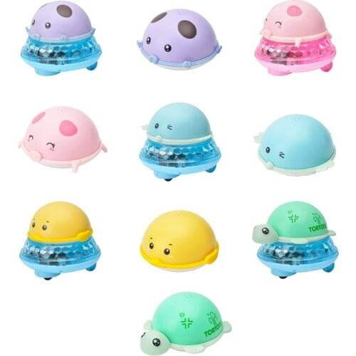 D7WF Bath Toy Electric Toy Car with Universal Wheel Water Sprinkler for Swimming Pool Water Spray Interactive Toy for Infant