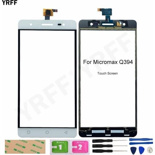 Front Glass Sensor For Micromax Q394 Touch Screen Digitizer Touch Outer Panel Assembly Lens