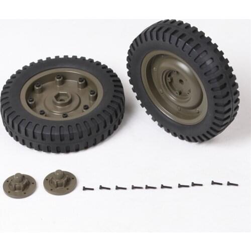 FMS ROCHOBBY 1:6 1941 MB SCALER FRONT WHEELS ASSEMBLY (1 Pair) C1002