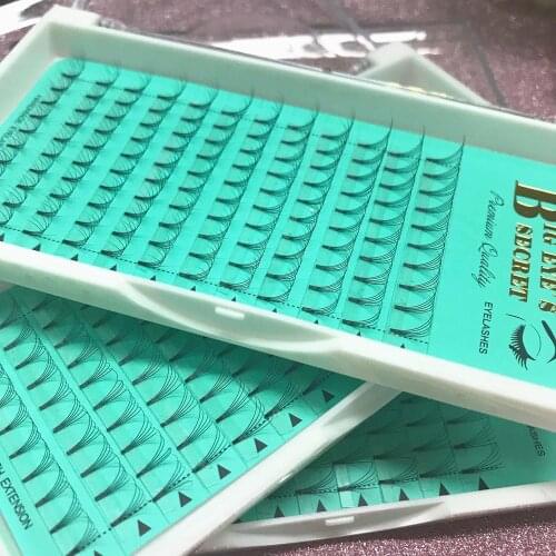 5D Premade Volume Lashes Fans Volume Lashes Fans Semi Permanent 1Tray/Set Individual Eyelash Extensions Free shipping