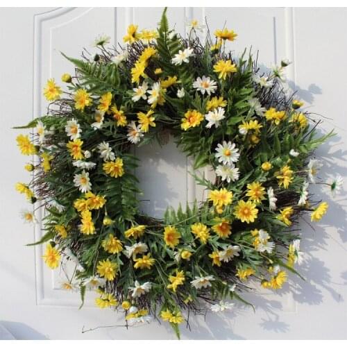 Spring imitation wreath door decoration hanging decoration wedding Halloween Thanksgiving Christmas home decoration