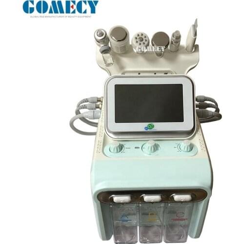 GMS beauty equipment facial steamer H2O2 bio microcurrent for skin cleaning/facial scrubber