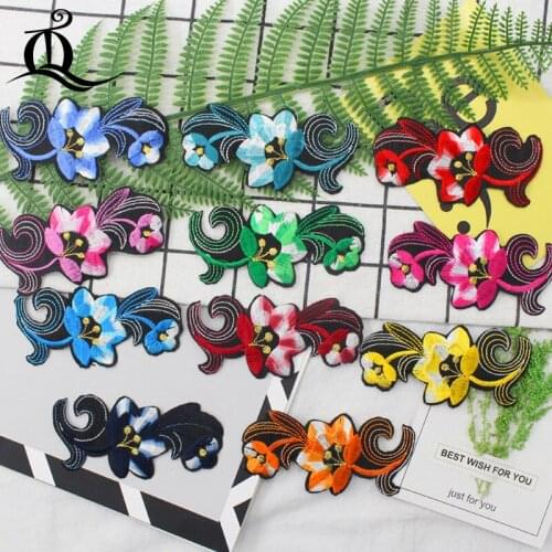 Mix 11/lots fruit heart cartoon DIY fashion fine embroidery cloth patches patches clothing jeans trumpet childrens stickers C18