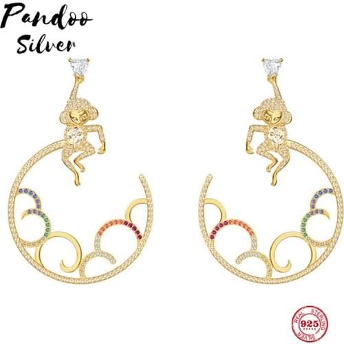Fashion Charm Original 1:1 Copy, Somersault Cloud Elements Eye-catching Earrings Women Luxury Jewelry Gifts