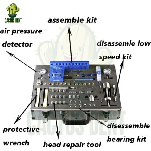 Dental Instruments Handpiece Repair Kit Tool for High Speed Airotor Handpiece Turbine Low Speed/Cartridge Repair Bearing Remover