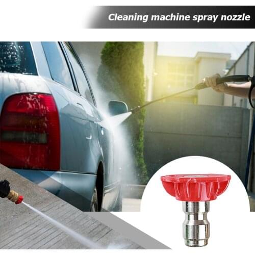 High-Pressure Gun Head Of Washing Machine 1/4 Quick Plug-In Water Nozzle Nozzle Of High-Pressure Washing Machine