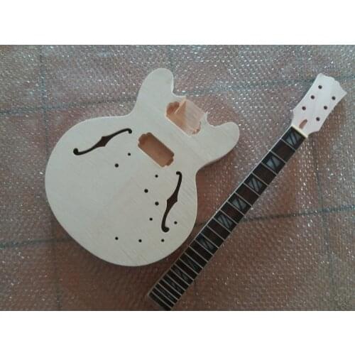 Unfinished Guitar Neck and body Replacement 22 Fret rosewood Fretboard