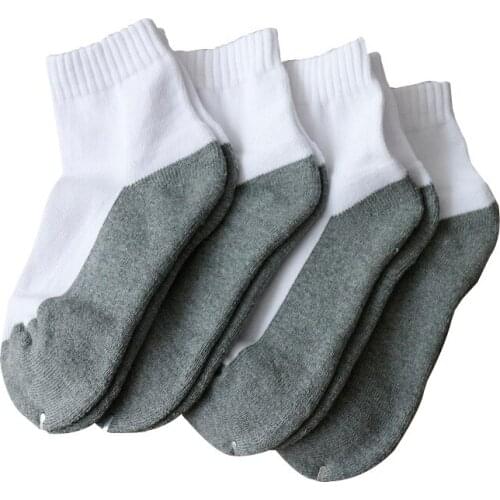 4pairs/Lot New Winter Style Plus Thick Terry Kids Black White School Socks Boys Casual Socks Soft Warm Children Sports Socks Set
