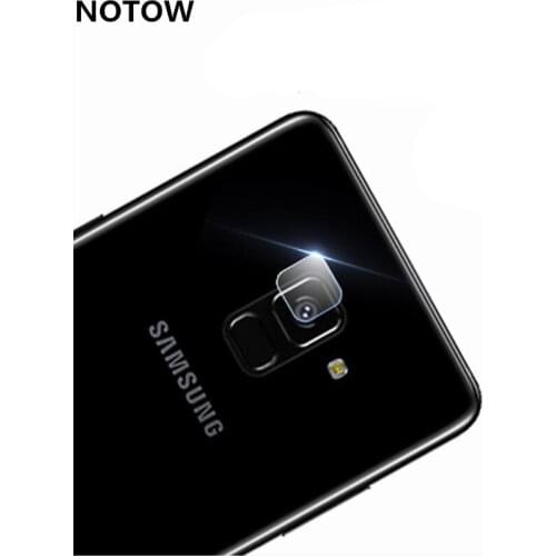 NOTOW For Samsung A6 2018/A6plus 2018 /A8star 7.5H flexible Rear Transparent Back Camera Lens Tempered Glass Film Protector