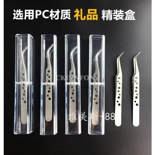 500Pcs/Lot Eyelash Tweezer Volume Eyelash Extension Best Quality Fan Lash Tweezer