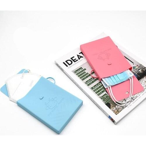 Portable Face Mask Storage Bag Outdoor Home Dustproof Washable Snap-Type Silicone Mask Holder Case