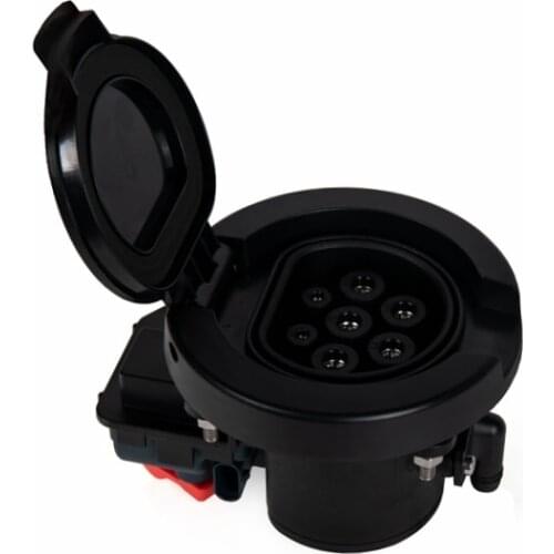 Type 2 16A 32A socket for charging station IEC62196-2 inlet power supply side European standard for Electric Vehicle Deligreen