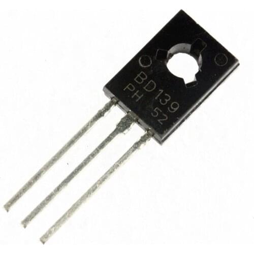 10 PCS BD139 TRANSISTOR NPN 1.5A 80V TO126 NEW