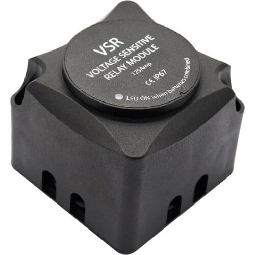 12V 140A Voltage Sensitive Split Charge Relay VSR Automatic Charing Smart Battery Isolator Charge for Camper Car Boat Dropship