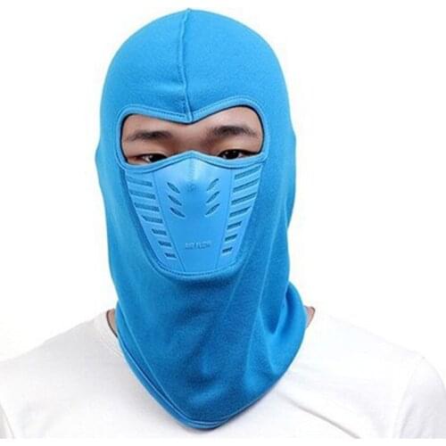 Multi-function Warm Fleece Hooded Hat Autumn And Winter Models Outdoor Sports Caps Men Women Windproof Snow Thickening Mask Hats