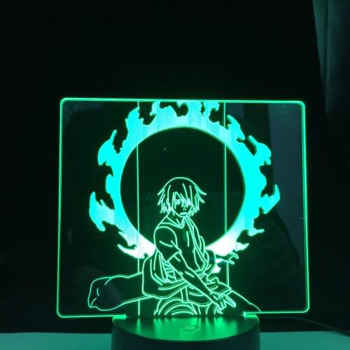 Acrylic Led Night Light Avatar The Last Airbender for Kids Child Bedroom Decor Nightlight Avatar Azula 3d Lamp Gift