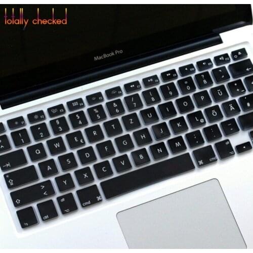 German US enter version keyboard cover Protector For Apple Macbook Air 13 Pro Retina 13'' 15'' A1466 A1502 A1398 A1278 A1286