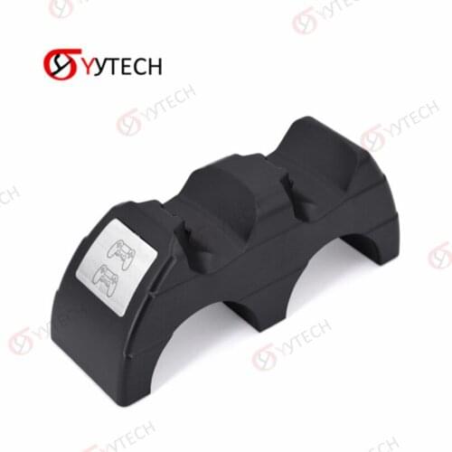 YYTECH Double Controller Charging Dock Station Stand Charger Base for PS4 Slim Pro Game Handle