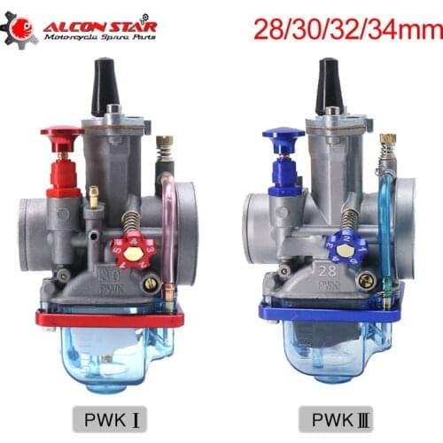 Alconstar- Motorcycle 28 30 32 34mm Keihin PWK Carburetor For Mikuni Koso Oko With Power Jet 125-300cc Dirt Bike ATV Scooters
