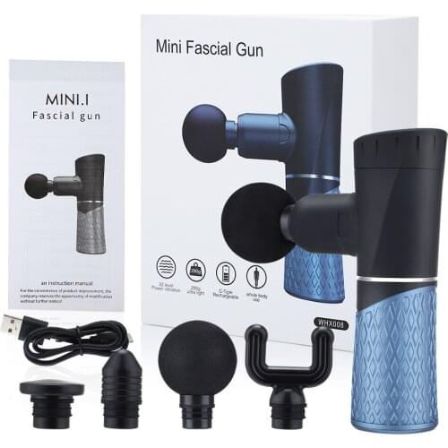 Mini Massage Gun Deep Tissue Percussion Pain Relief Body Neck Muscle Massag Exercising Relaxation Slim Shaping Fascia Gun