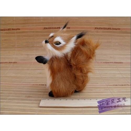 New simulation Squirrel model polyethylene & furs cute Squirrel model gift about 12x6x13cm 2312