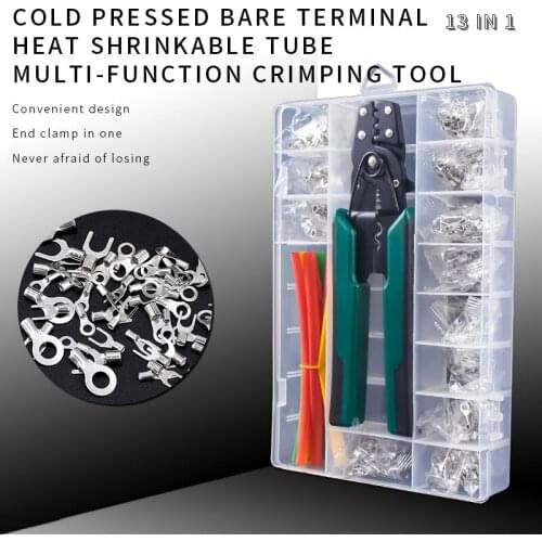 Stripping Crimping Multifunctional Pliers For wire Cable Cutting SNB/RNB Terminal 0.2-6.0mm High-precision Hand Tools set