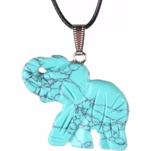Wholesale 24pcs Mix Style Elephant Statue Crafts Natural Stone Carved Figurine Chakra Carving Stone Charm Pendants Free Shipping