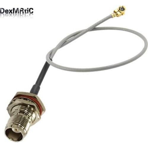 TNC female bulkhead switch ufl/ipx RG178 pigtail cable 15cm /30cm For PCI Wifi Card Wireless Router Fast Shipping