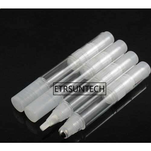 6.5ml Plastic Eye Cream Container, DIY roll ball bottle Eyelashes Growth Liquid Twist Pen, Makup Tools F1812