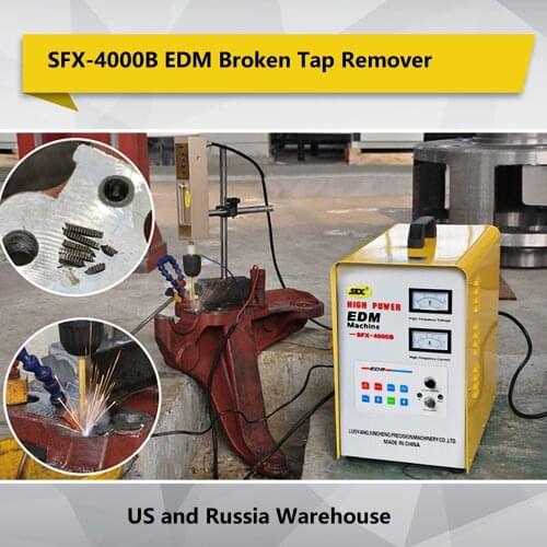 SFX-4000B US Stock EDM Machine Portable EDM Punching Spark Machine M2-M36 Broken Bolts Remover Machine