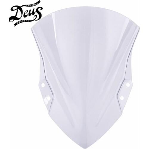 For Kawasaki Ninja 250 Ninja 400 2018 - 2020 Ninja400 Ninja250 Motorcycle Windshield Windscreen Double Bubble Wind Deflector