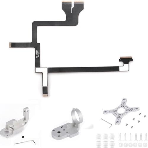 Repair Parts for DJI Phantom 3 Advanced Professional Drone Camera Yaw Arm Roll Bracket Flat Ribbon Cable Flex Gimbal Mount Motor