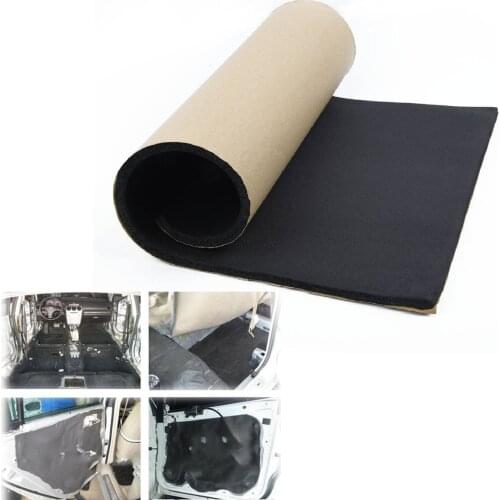 Rubber +plastic Car Auto Van Sound Proofing Deadening Insulation Foam 30cm*50cm*6mm Sound Proof Insulation Foams