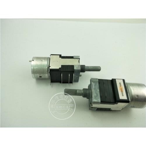 1pcs ALPS RK168 six with motor potentiometer 100KBX6 with tap handle 25MMF B100K