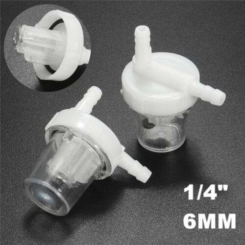 1Pc Clear Durable Universal 1/4"Motorcycle Petrol Fuel Filter For Gas Oil Pit Dirt Bike ATV All Kinds Moto Using 6mm Fuel Line