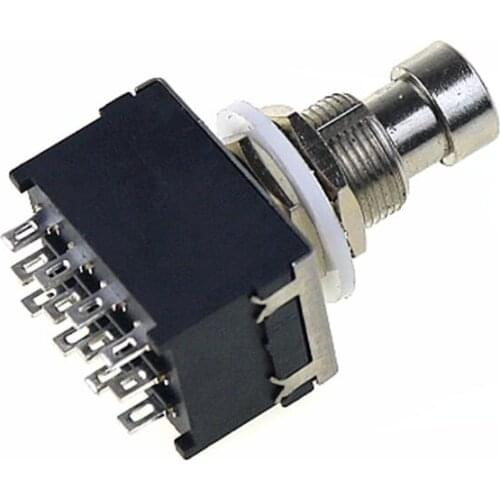 1PCS Effect device through switch, change-over switch, 12 foot foot switch, 4PDT environmental protection