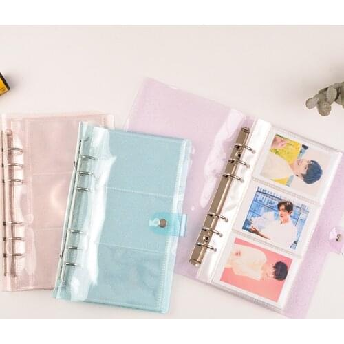150 Pockets PVC Portable Photo Album Jelly Color Album for Mini Instax & Name Card 7s 8 25 50s Album de Photos