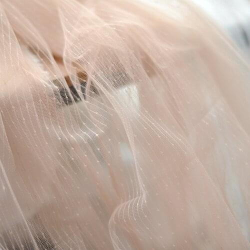 2M / Pack Lace Cloth Doll Clothes Handmade Clothing Material Childrens Gauze Skirt Puff Skirt Accessories Fabric