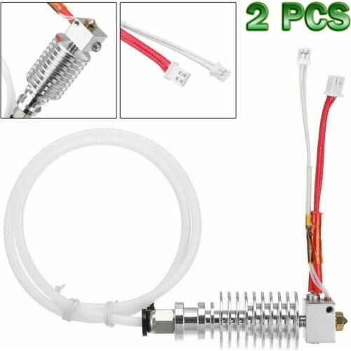 2pcs/Set V5 Extruders Print Head Kit For Anycubic I3 Mega Printer PTFE+ Metal Suitable for 1.75mm Filament