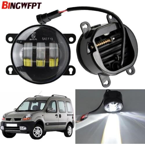 2x Car Accessories H11 LED Fog Light Daytime Running Light 12V For Renault Kangoo Grand Kangoo 2007 2008 2009 2010-2015
