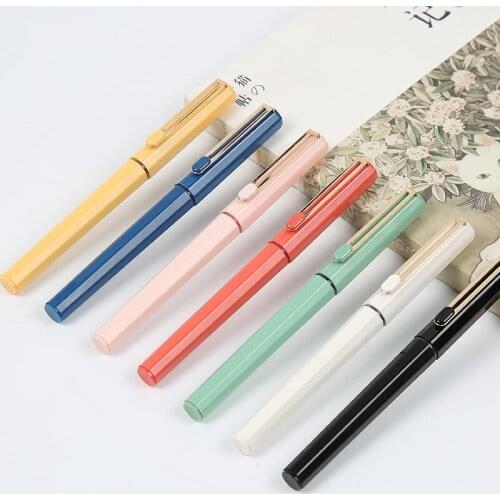 4 Pcs 0.5mm Black Ink Gel Pens For Students Exquisite Needle Type Gel Pens School office Stationery