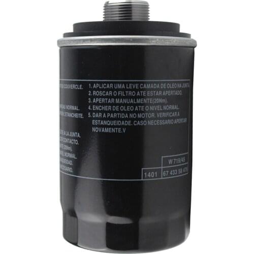 Car Oil Filter 06J115561B For AUDI A3 A4 A5 A6 A8 Q3 Q5 TIGUAN GOLF JETTAPASSAT BEETLE YETI SUPERB EXEO W719/45