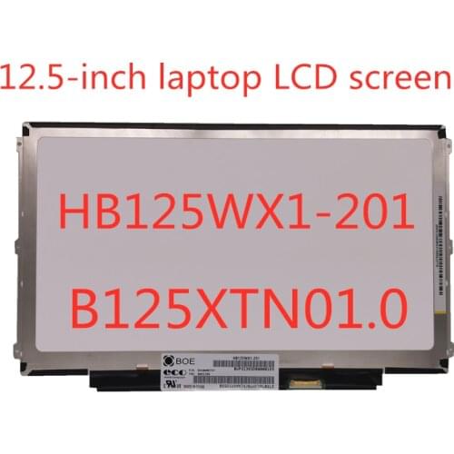 Free shipping 12.5inch HB125WX1-100 HB125WX1-201 LP125WH2-TPB1 B125XTN03 For HP 820 G2 Dell E7240 LCD Screen edp 30PINS