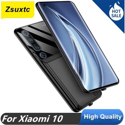 10000Mah For Xiaomi Mi 10 Battery Case Fashion Mi 10 Battery Charger Case Power Bank For Xiaomi Mi 10 Battery Case