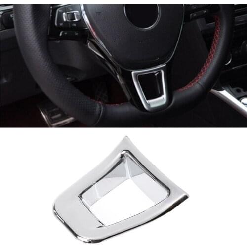 ABS Matte Interior Steering Wheel Cover Trim For Golf 7 Jetta Passat