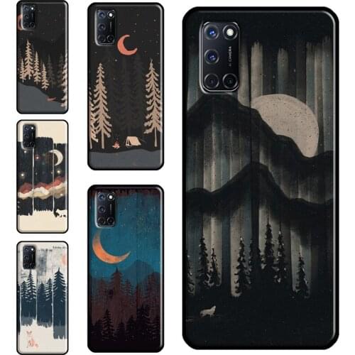 Summer Nights Case For OPPO Find X3 Pro F5 A1K A3S A5S A15 A52 A72 A83 A91 A93 A5 A9 A31 A53 2020 Cover