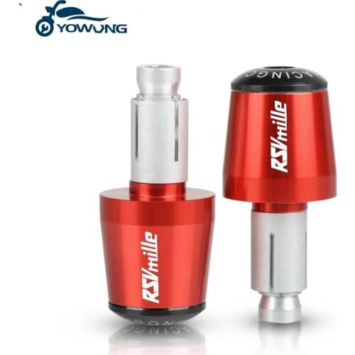 For Aprilia RSV MILLE / R 1999 2000 2001 2002 2003 Handle Bar Cover Motorcycle 7/8" Handlebar Grips Aluminum Bar End Plug Caps