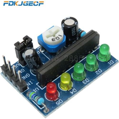 KA2284 Power Battery Level Indicator Pro Audio Level Indicating Module 5 LED Controller AC DC Signal Pcb Board 3.5V-12V