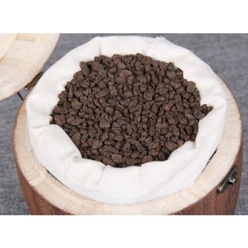 China Yunnan Tea Broken Silver Tea Fossil Glutinous Rice Fragrant Pu'er Ripe Tea 500g Green Food for Health Care